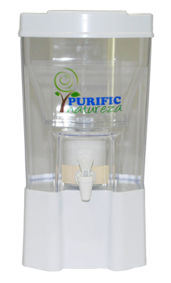 Purificador Purific Natureza Branco Com torneira e Refil Puricell De: R$ 338,26/ Por: R$ 294,20  